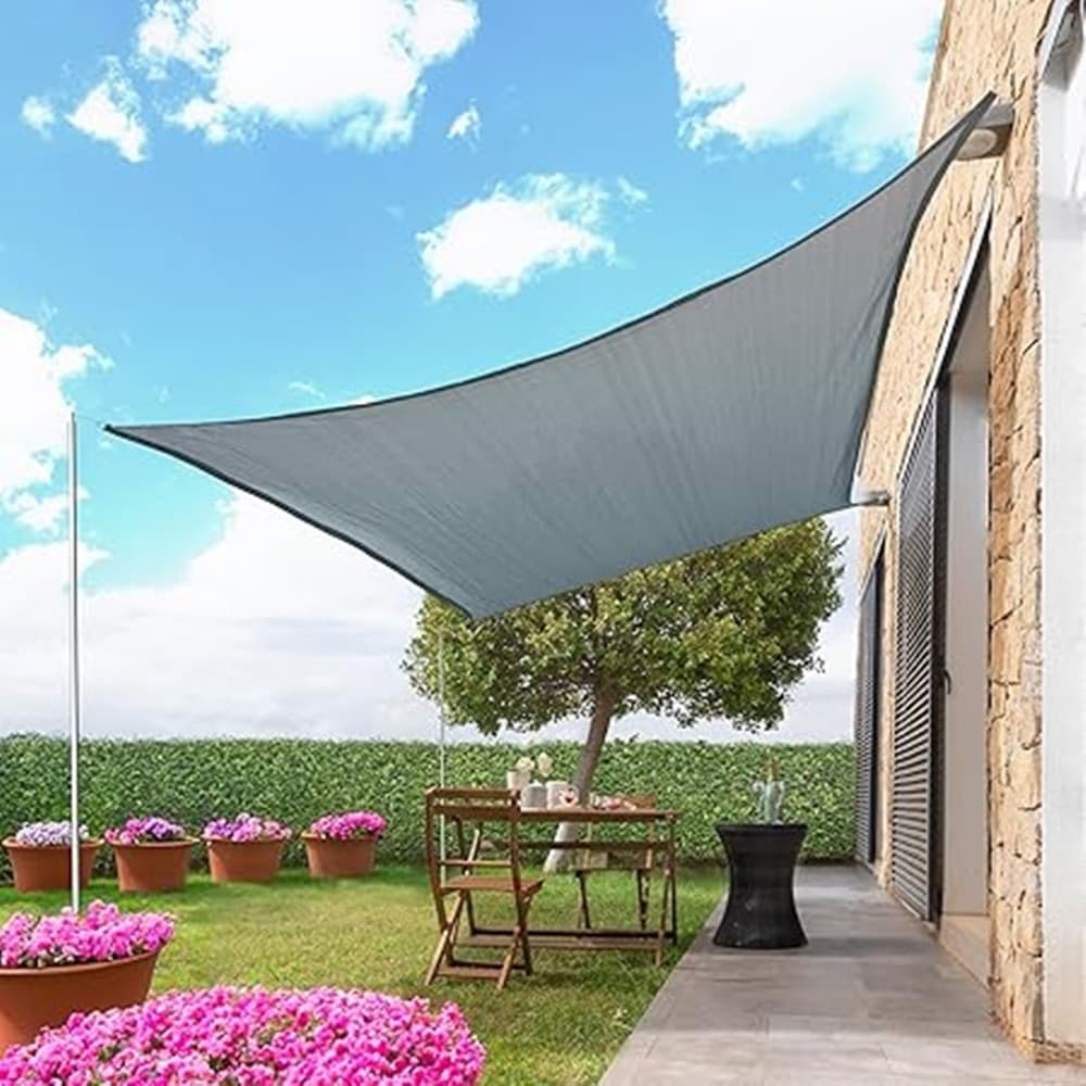 TENDA VELA OMBREGGIANTE PARASOLE DA ESTERNO TERRAZZE GIARDINO PATIO RETTANGOLARE 3X4 MT in Vele parasole Trade Shop italia - Napoli, commercioVirtuoso.it