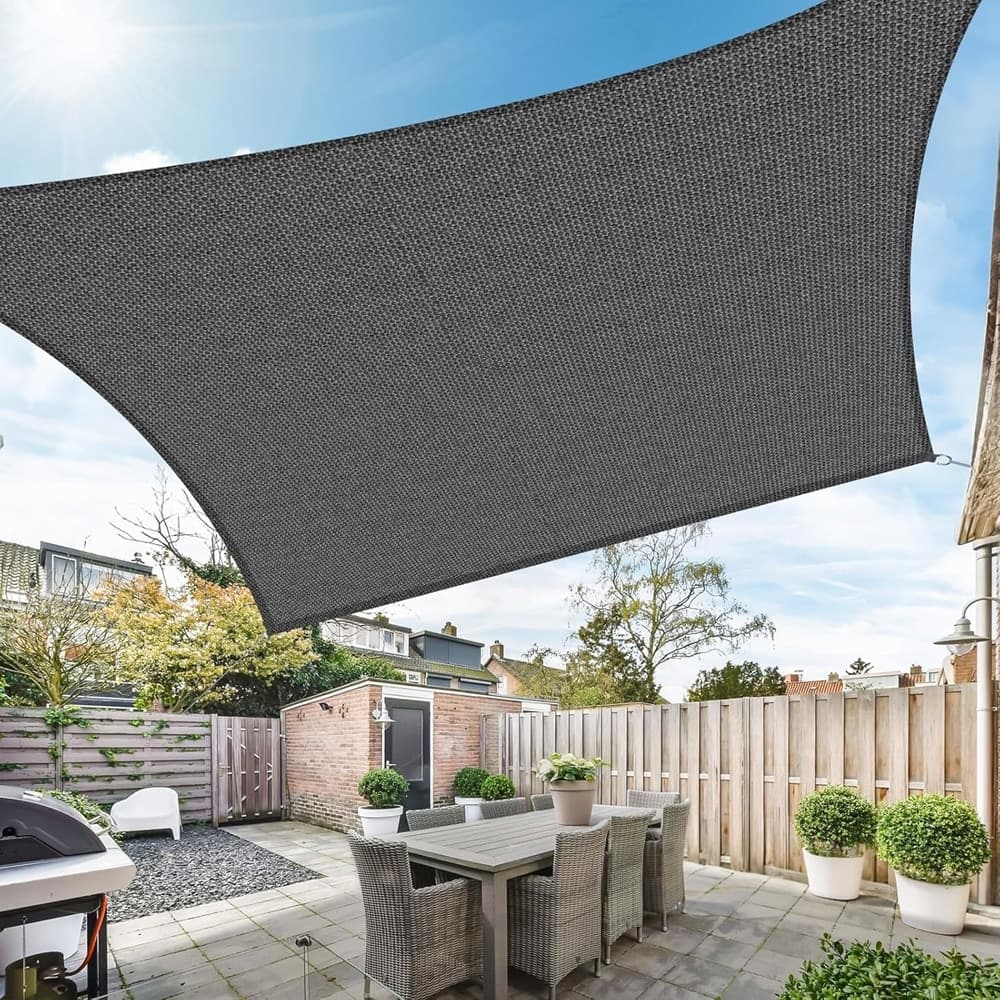 TENDA VELA OMBREGGIANTE PARASOLE DA ESTERNO TERRAZZE GIARDINO PATIO RETTANGOLARE 3X4 MT in Vele parasole Trade Shop italia - Napoli, commercioVirtuoso.it