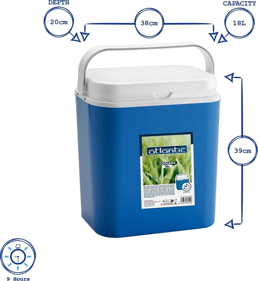 BORSA FRIGO PASSIVO PORTATILE BLU 18 LT ISOLATA PER CAMPEGGIO VIAGGIO PICNIC 860126 in Frigoriferi Trade Shop italia - Napoli, commercioVirtuoso.it