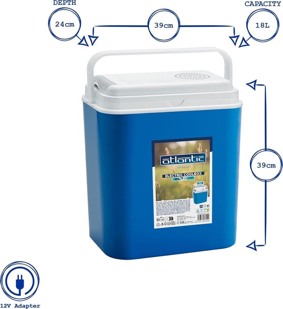 FRIGORIFERO ELETTRICO 12V 18LT BORSA TERMICA BLU/BIANCO PER VIAGGI PICNIC CAMPEGGIO 860195 in Frigoriferi Trade Shop italia - Napoli, commercioVirtuoso.it
