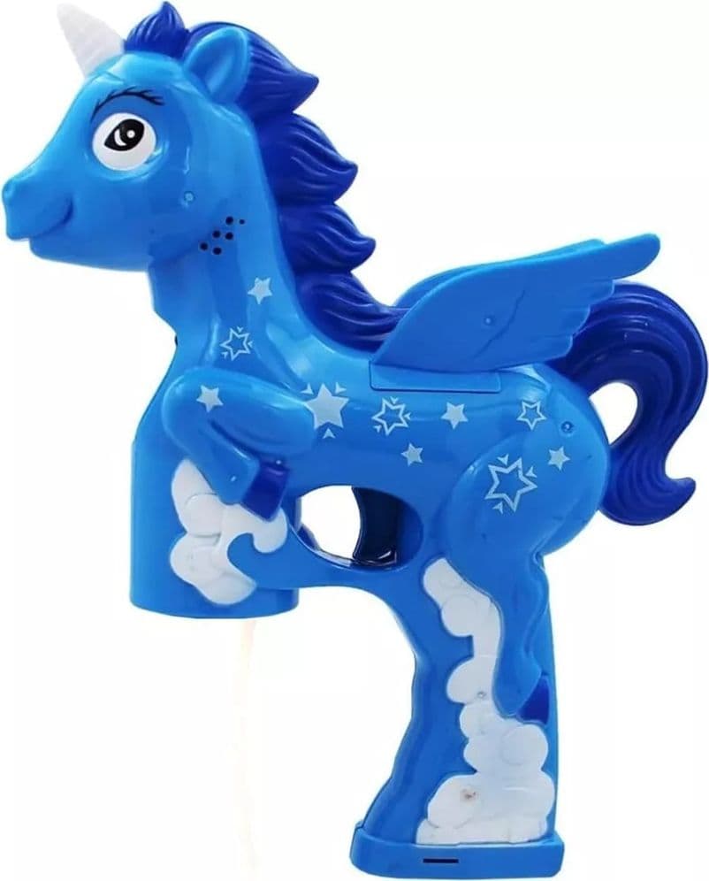 PISTOLA SPARA BOLLE UNICORNO CON LUCI SUONI 2 FLACONI DI RICARICA 50ML 3 COLORI 6726067 in Soffiatori di bolle Trade Shop italia - Napoli, commercioVirtuoso.it