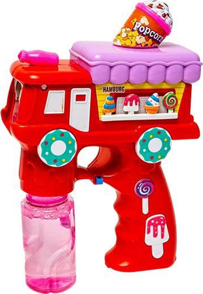 PISTOLA SPARA BOLLE A FORMA DI CAMION DEI DOLCI CON 2 FLACONI DI RICARICA DA 70ML 6760270 in Soffiatori di bolle Trade Shop italia - Napoli, commercioVirtuoso.it