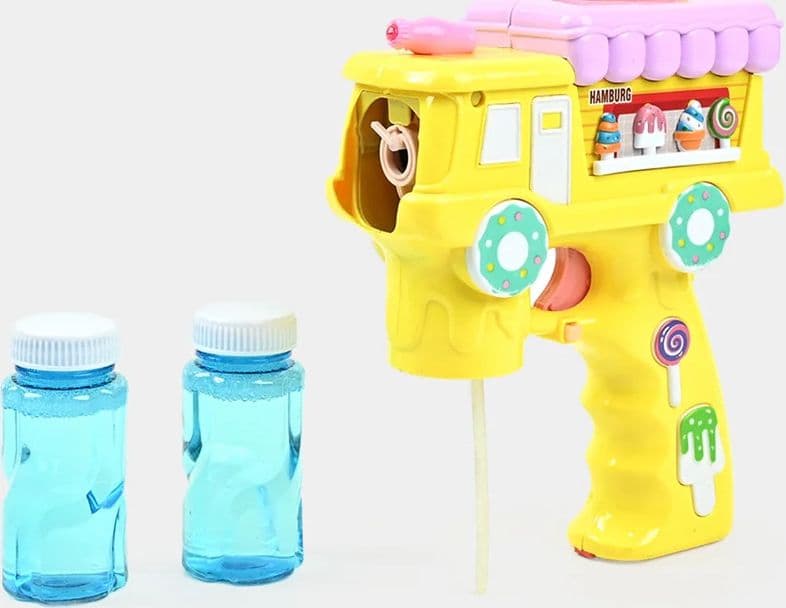 PISTOLA SPARA BOLLE A FORMA DI CAMION DEI DOLCI CON 2 FLACONI DI RICARICA DA 70ML 6760270 in Soffiatori di bolle Trade Shop italia - Napoli, commercioVirtuoso.it
