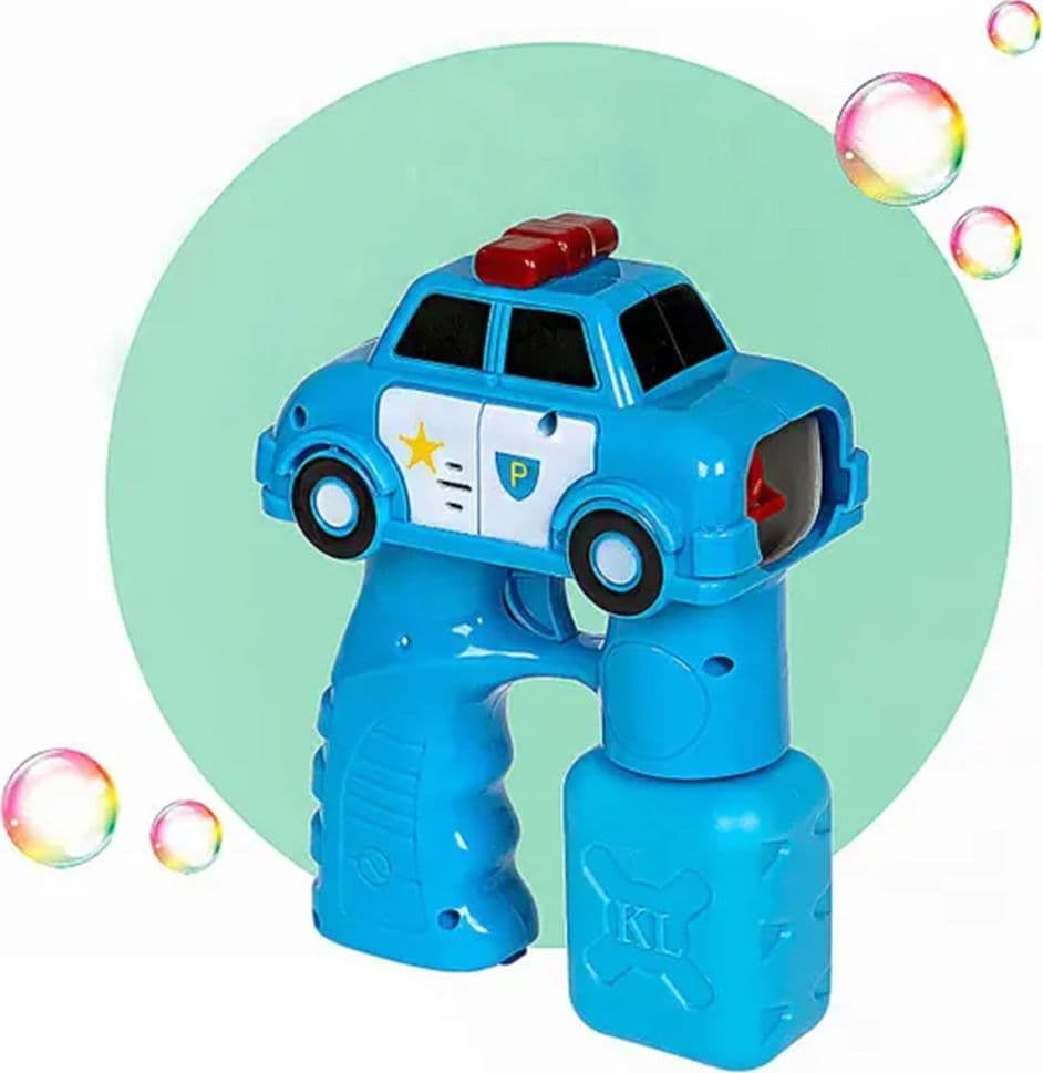 PISTOLA SPARA BOLLE DI SAPONE A FORMA DI AUTO DELLA POLIZIA DA 100ML GIOCO BAMBINI 6760249 in Soffiatori di bolle Trade Shop italia - Napoli, commercioVirtuoso.it