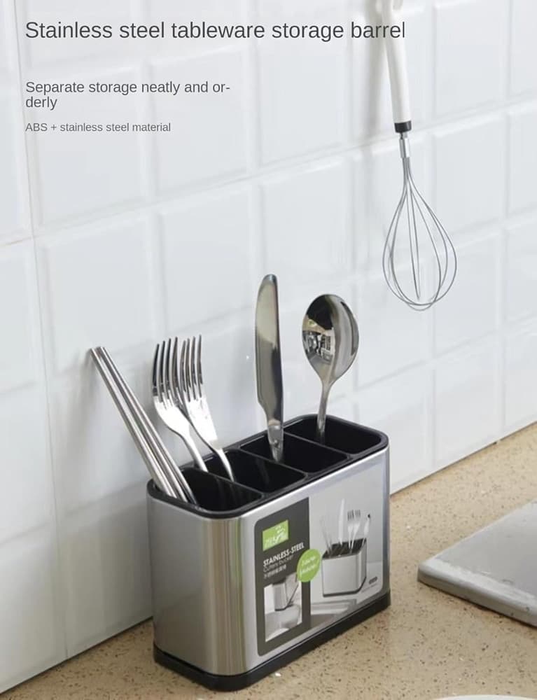 SCOLAPOSATE IN ACCIAIO PER ORGANIZZARE UTENSILI DA CUCINA PORTAPOSATE DESIGN MODERNO in Portaposate Trade Shop italia - Napoli, commercioVirtuoso.it