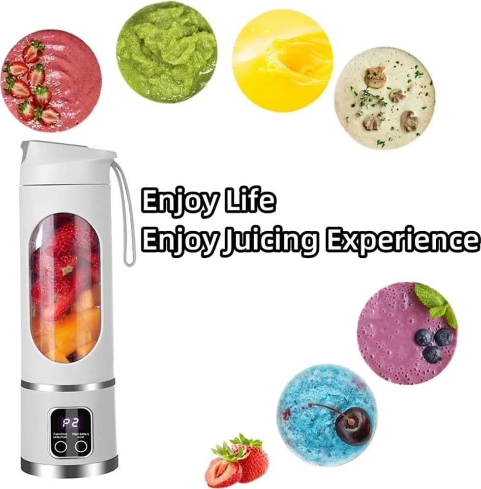 MINI FRULLATORE PORTATILE SPREMIAGRUMI ELETTRICO FRUTTA MIXER 450ML RICARICABILE USB in Tritatutto e mini frullatori Trade Shop italia - Napoli, commercioVirtuoso.it