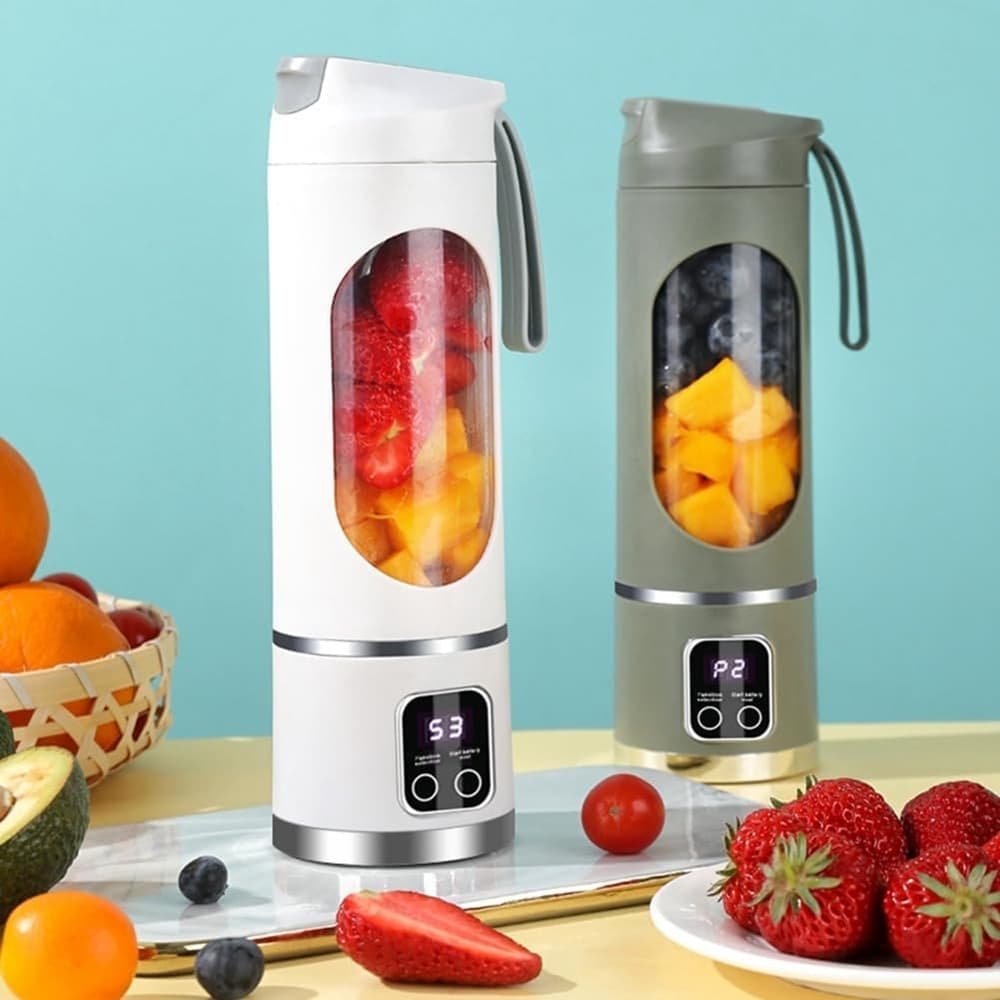 MINI FRULLATORE PORTATILE SPREMIAGRUMI ELETTRICO FRUTTA MIXER 450ML RICARICABILE USB in Tritatutto e mini frullatori Trade Shop italia - Napoli, commercioVirtuoso.it
