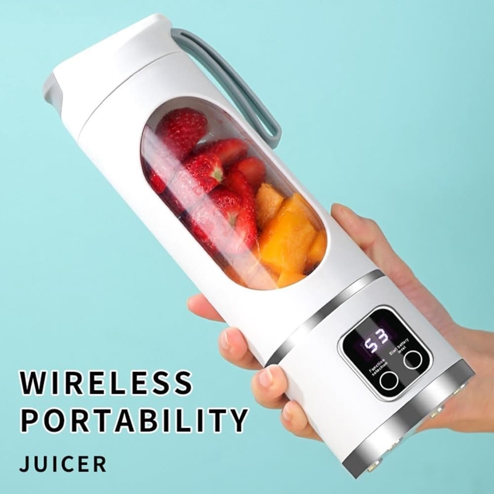 MINI FRULLATORE PORTATILE SPREMIAGRUMI ELETTRICO FRUTTA MIXER 450ML RICARICABILE USB in Tritatutto e mini frullatori Trade Shop italia - Napoli, commercioVirtuoso.it