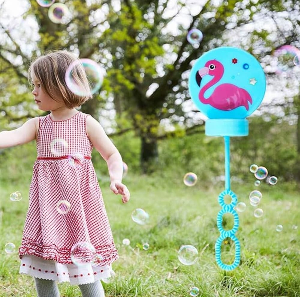 SET 3PZ BACCHETTE PER BOLLE DI SAPONE FENICOTTERI 14CM GIOCATTOLO REGALO BAMBINI 6719004 in Soffiatori di bolle Trade Shop italia - Napoli, commercioVirtuoso.it