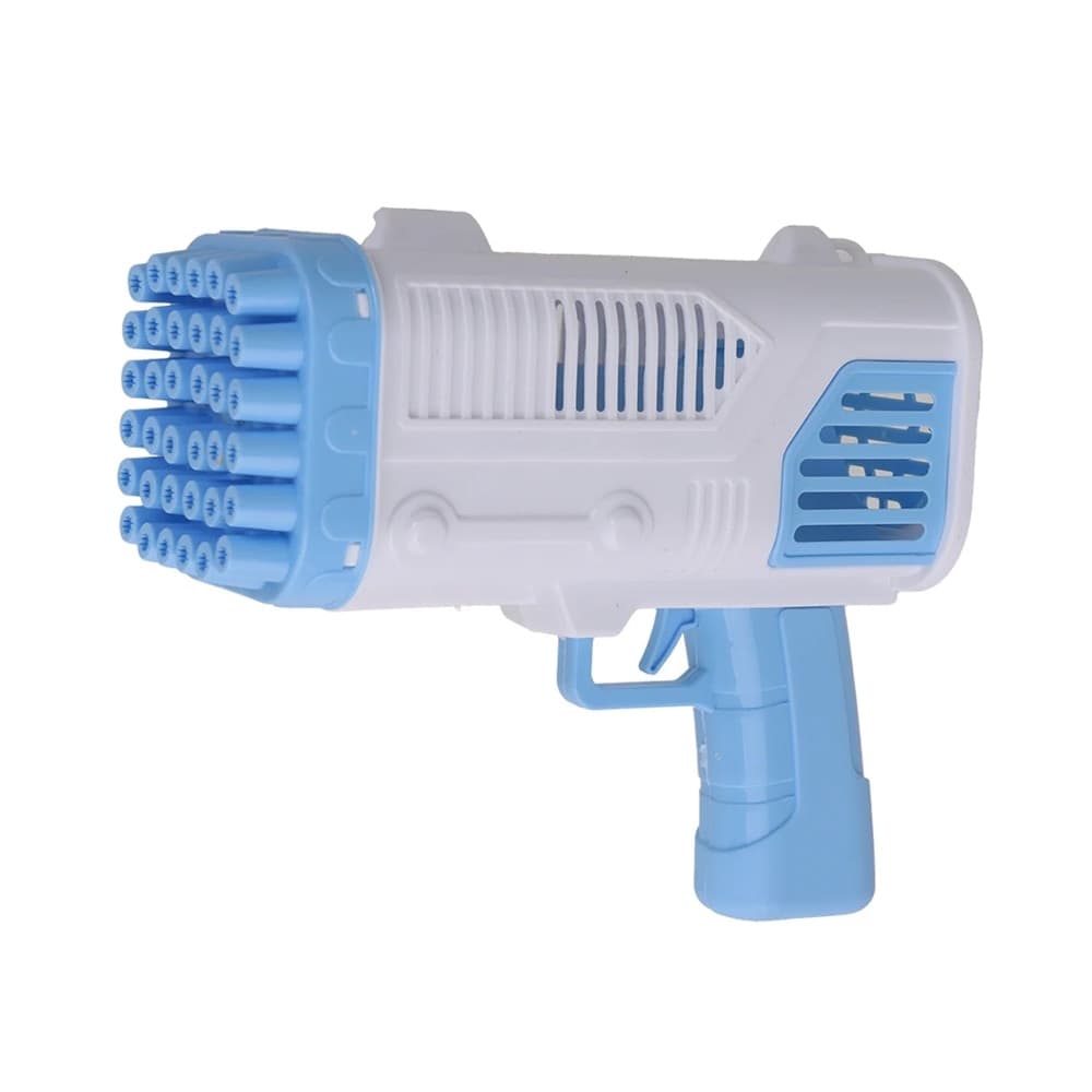 PISTOLA SPARABOLLE DI SAPONE A 36 FORI DA 50ML A PILE GIOCO PER BAMBINI 2 COLORI 807632 in Soffiatori di bolle Trade Shop italia - Napoli, commercioVirtuoso.it