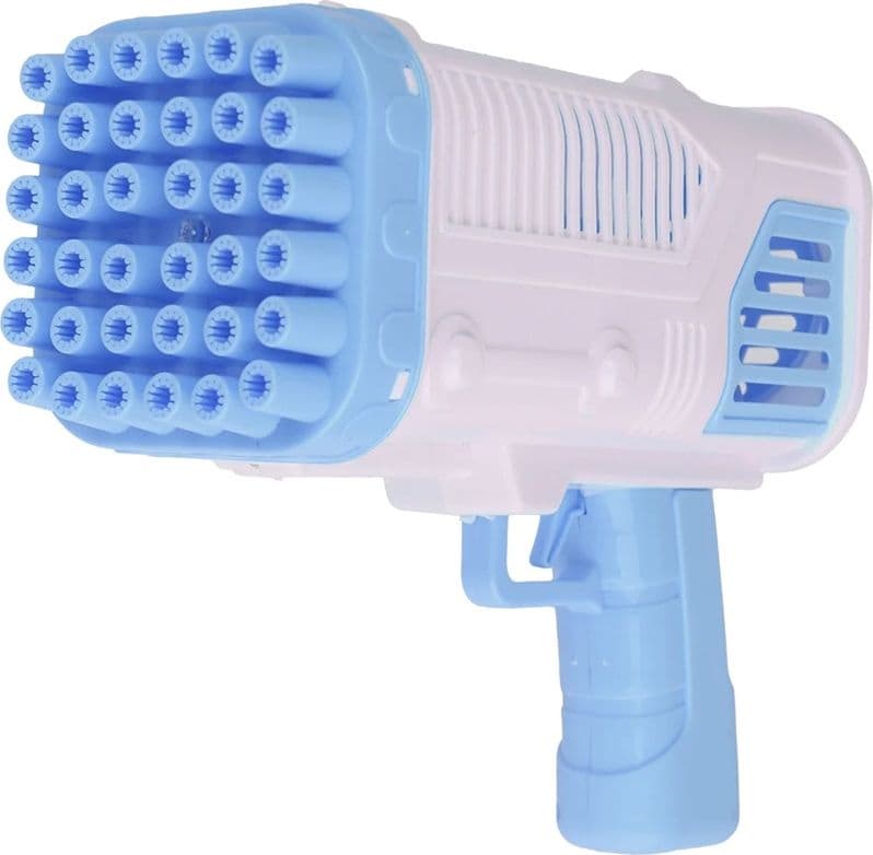 PISTOLA SPARABOLLE DI SAPONE A 36 FORI DA 50ML A PILE GIOCO PER BAMBINI 2 COLORI 807632 in Soffiatori di bolle Trade Shop italia - Napoli, commercioVirtuoso.it