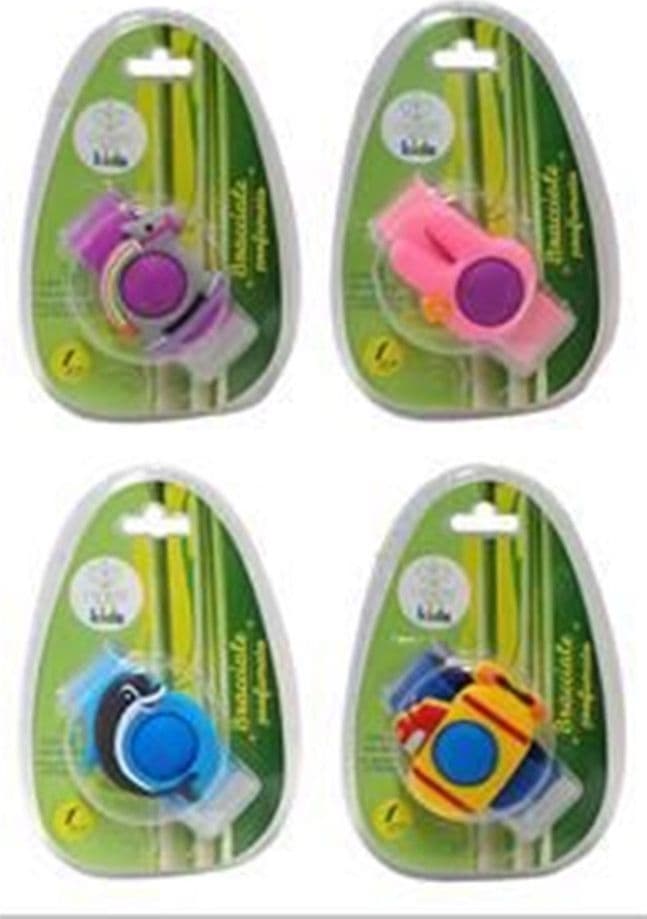 SET 12PZ BRACCIALE CON 2 RICAMBI PROFUMATI CITRONELLA BAMBINI REPELLENTE INSETTI 639665A in Braccialetti Trade Shop italia - Napoli, commercioVirtuoso.it