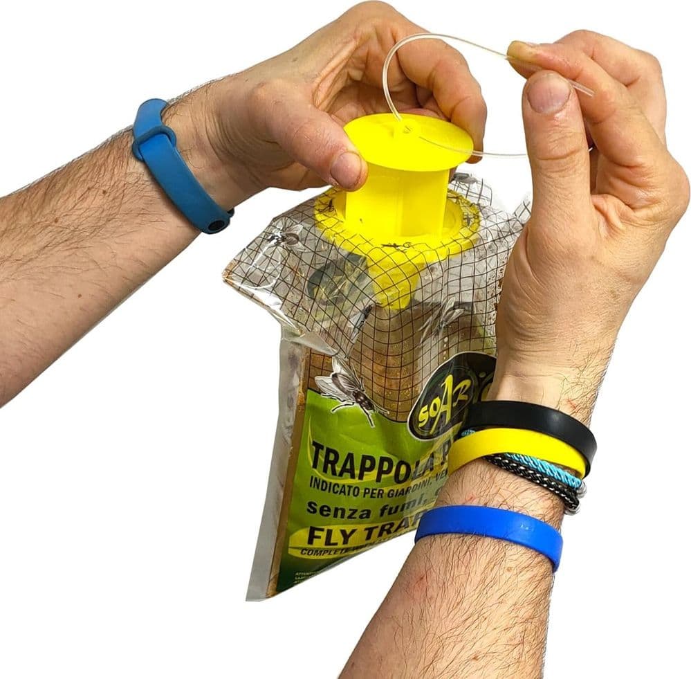 SET 12PZ TRAPPOLA PER MOSCHE INSETTI CON ESCA NATURALE ECOLOGICA SICURA UMANI ANIMALI 639719A in Mosche Trade Shop italia - Napoli, commercioVirtuoso.it
