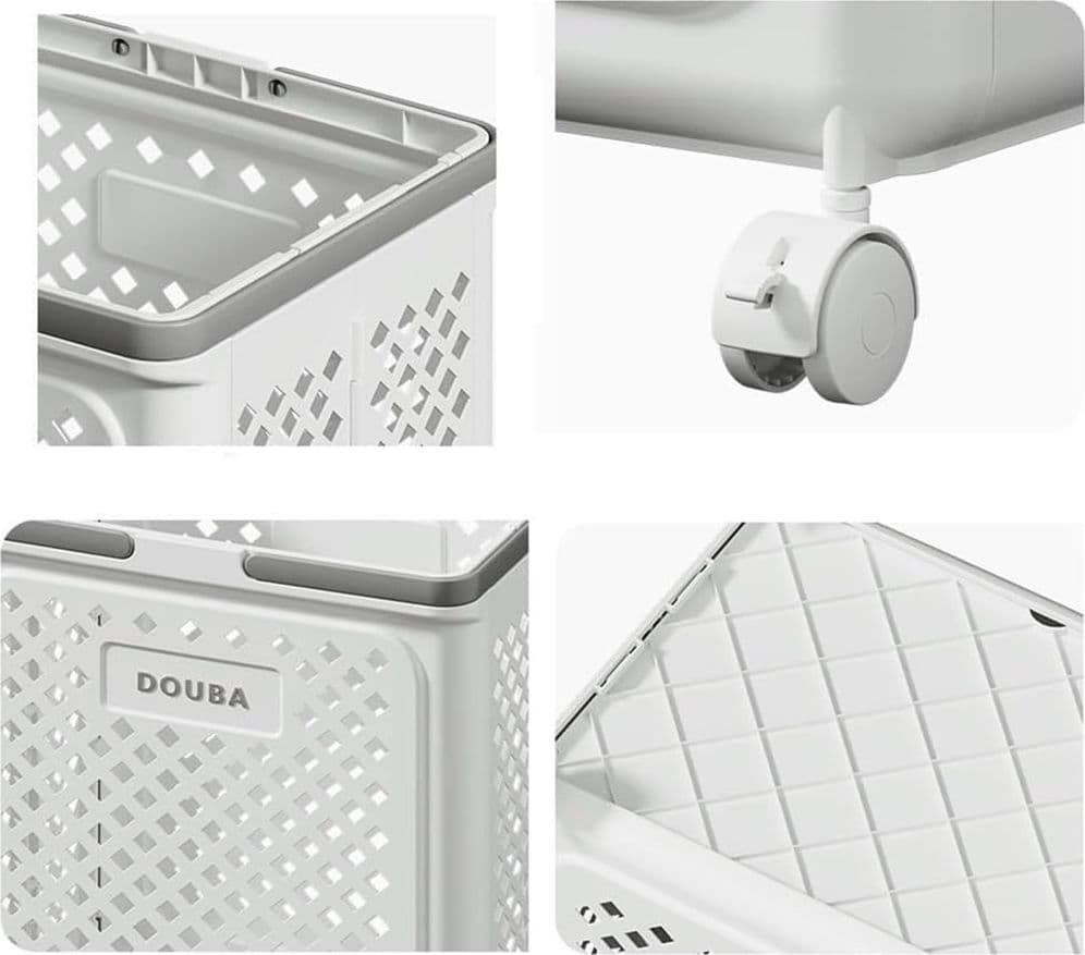 PORTABIANCHERIA CON RUOTE IN PLASTICA PIEGHEVOLE PORTATILE LAVANDERIA BAGNO in Ceste per la biancheria Trade Shop italia - Napoli, commercioVirtuoso.it