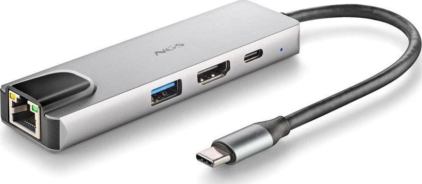 NGS HUB USB-C 4 Porte RJ45 Hdmi Usb-c Usb 3.0 Alluminio in  Ecoprice.it - Avellino, commercioVirtuoso.it