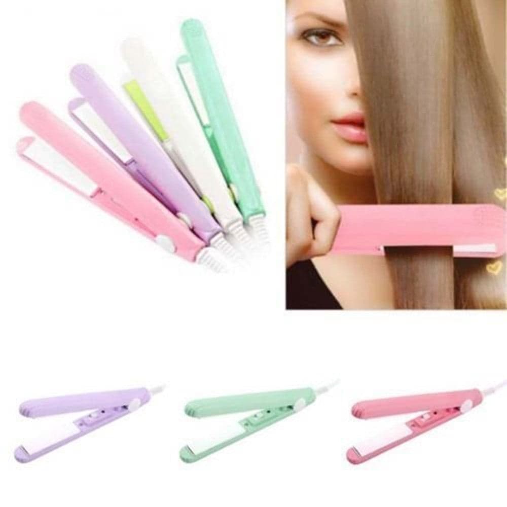 MINI PIASTRA PER CAPELLI PORTATILE PROFESSIONALE CON CONTENITORE PLASTICA PER DONNE RAGAZZE in Piastre per capelli Trade Shop italia - Napoli, commercioVirtuoso.it