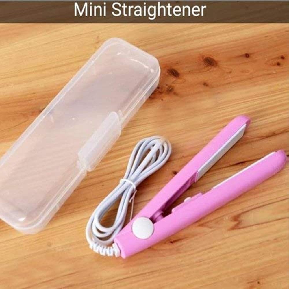 MINI PIASTRA PER CAPELLI PORTATILE PROFESSIONALE CON CONTENITORE PLASTICA PER DONNE RAGAZZE in Piastre per capelli Trade Shop italia - Napoli, commercioVirtuoso.it