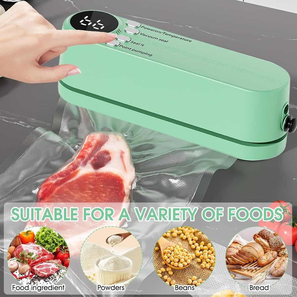 MINI SIGILLATORE PER SOTTOVUOTO 7IN1 PORTATILE 3 VELOCITÀ RICARICABILE CON 5 SACCHETTI in Macchine sottovuoto per alimenti Trade Shop italia - Napoli, commercioVirtuoso.it