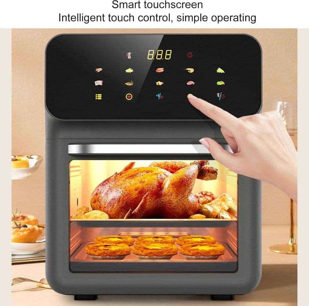FRIGGITRICE AD ARIA ELETTRICA 15LT FINESTRA FORNELLO MULTIFUNZIONALE CONTROLLO TEMPERATURA in Friggitrici Trade Shop italia - Napoli, commercioVirtuoso.it