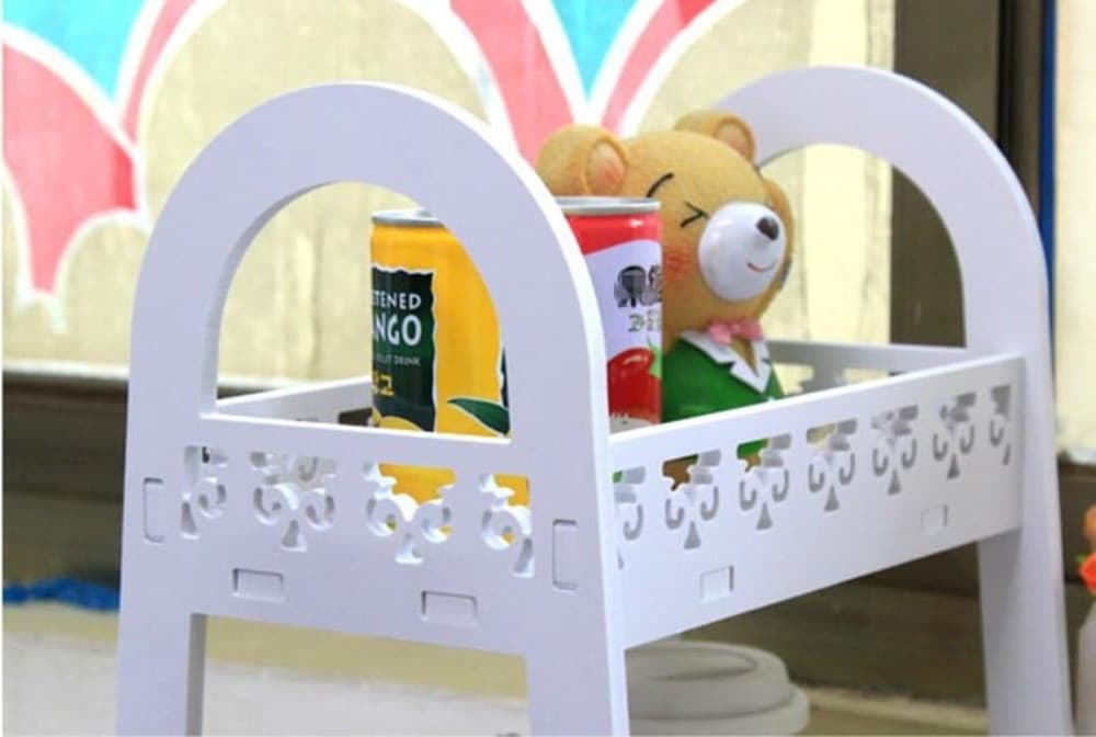 MENSOLA PORTAOGGETTI A DOPPIO STRATO PER CUCINA BAGNO UFFICIO STILE EUROPEO DA SCRIVANIA in Mensole da muro Trade Shop italia - Napoli, commercioVirtuoso.it