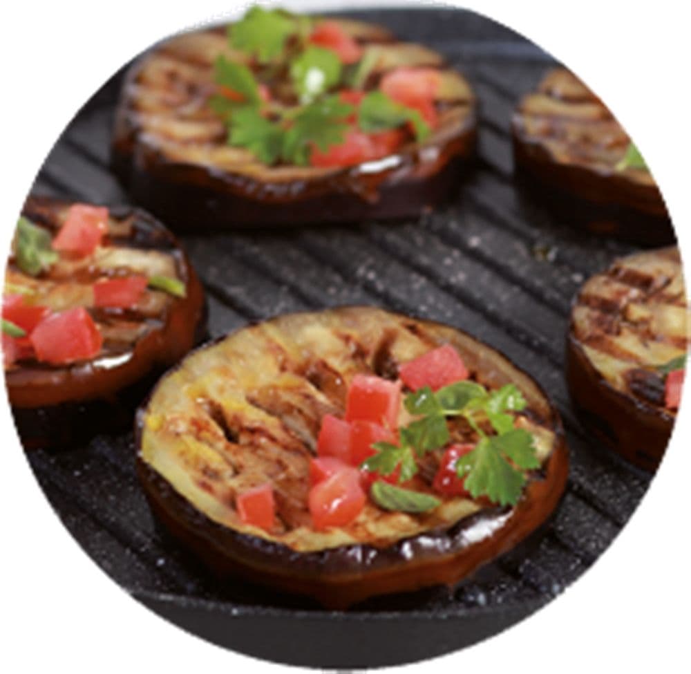 PADELLA ANTIADERENTE PIASTRA GRIGLIA TONDA PER CARNE VERDURE NERA ACCESSORI CUCINA 624390 in Padelle grill Trade Shop italia - Napoli, commercioVirtuoso.it
