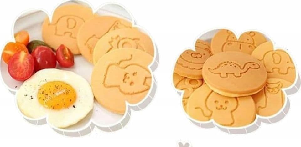 PADELLA ANTIADERENTE PER PANCAKE UOVA CIALDE CON 7 STAMPI FORME ANIMALI ROTONDE 624391 in Padelle universali Trade Shop italia - Napoli, commercioVirtuoso.it