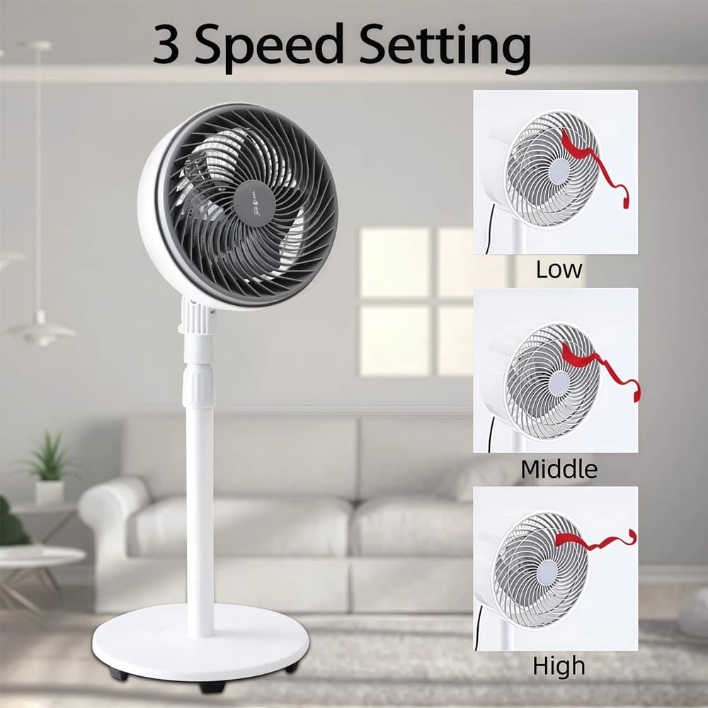 VENTILATORE A PIANTANA 90 W CON MOTORE CCA 3 VELOCITÀ ALTEZZA 100CM 5 PALE DA 10” in Ventilatori a piantana Trade Shop italia - Napoli, commercioVirtuoso.it