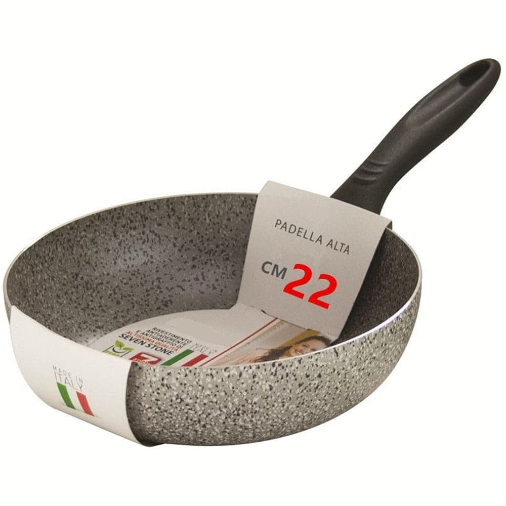 PADELLA ALTA ANTIADERENTE ANTIGRAFFIO SALTAPASTA Ø 20-22-24-26-28-30-32-34 CM CUCINA in Padelle universali Trade Shop italia - Napoli, commercioVirtuoso.it