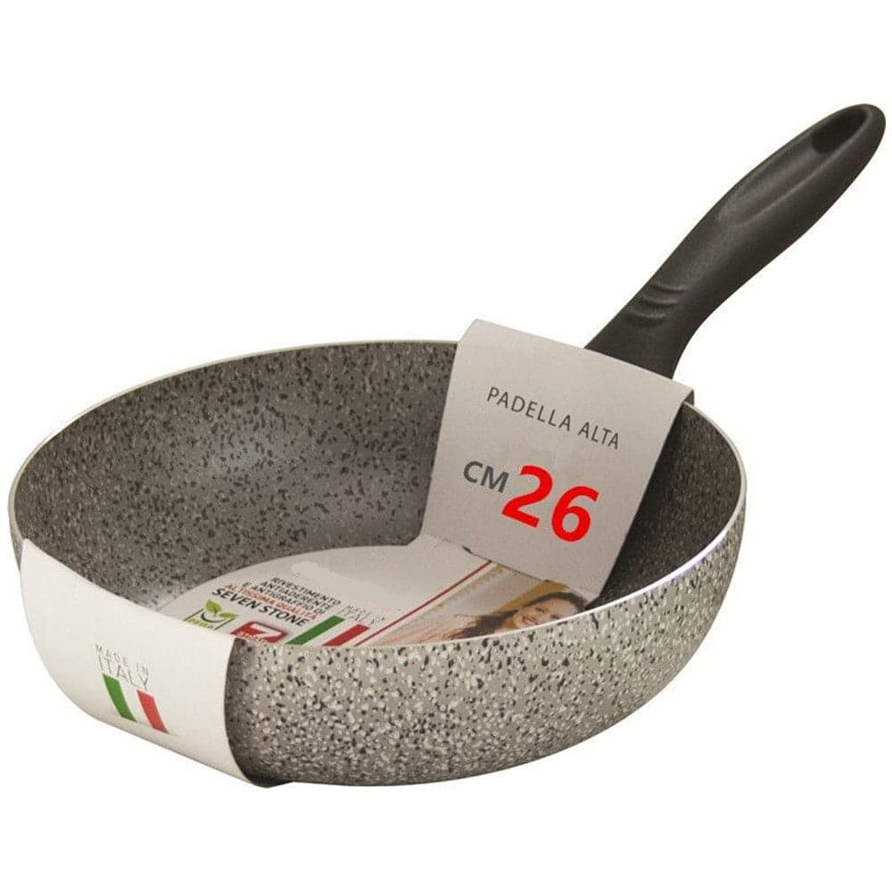 PADELLA ALTA ANTIADERENTE ANTIGRAFFIO SALTAPASTA Ø 20-22-24-26-28-30-32-34 CM CUCINA in Padelle universali Trade Shop italia - Napoli, commercioVirtuoso.it