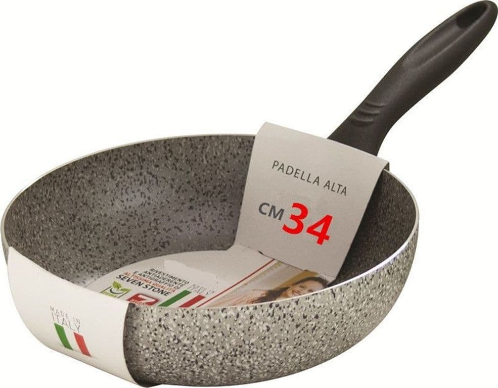 PADELLA ALTA ANTIADERENTE ANTIGRAFFIO SALTAPASTA Ø 20-22-24-26-28-30-32-34 CM CUCINA - 10