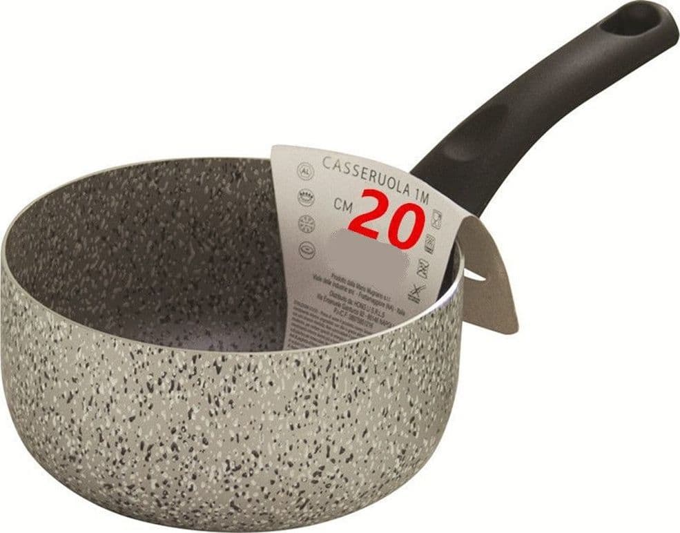CASSERUOLA PENTOLINO ANTIADERENTE CON MANICO ERGONOMICO DA 16-20 CM UTENSILE PER CUCINA - 4