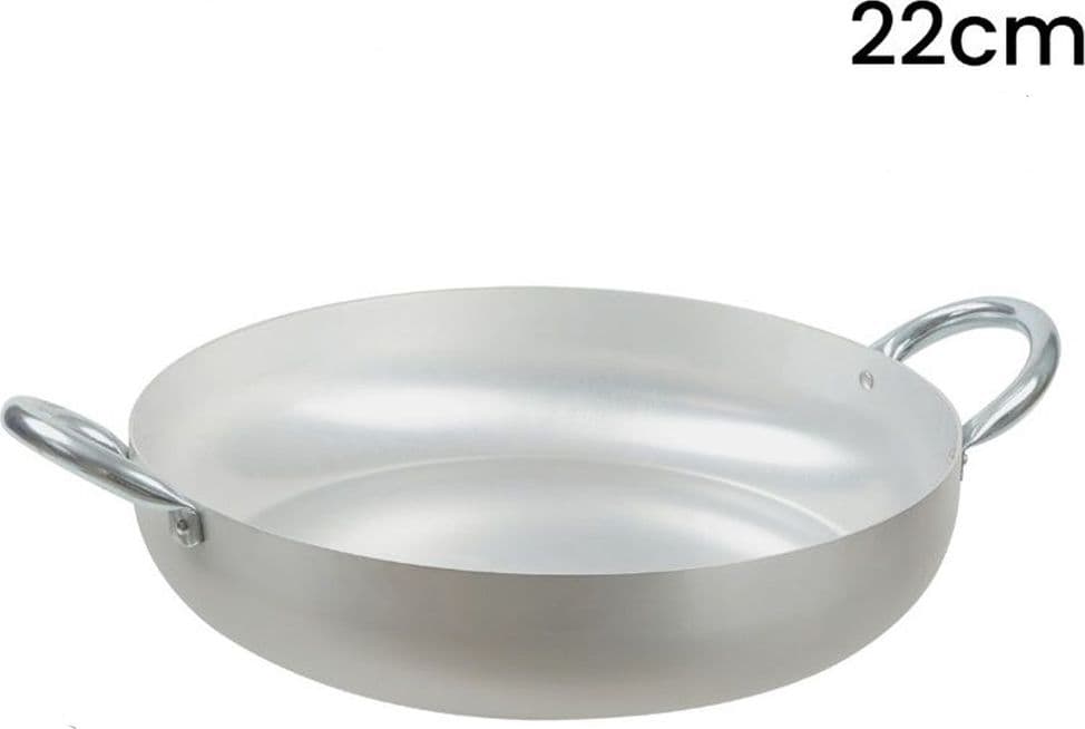 TEGAME IN ALLUMINIO PENTOLA CON 2 MANICI METALLO DA Ø20 A 30 CM UTENSILE PER CUCINA in Tegami Trade Shop italia - Napoli, commercioVirtuoso.it