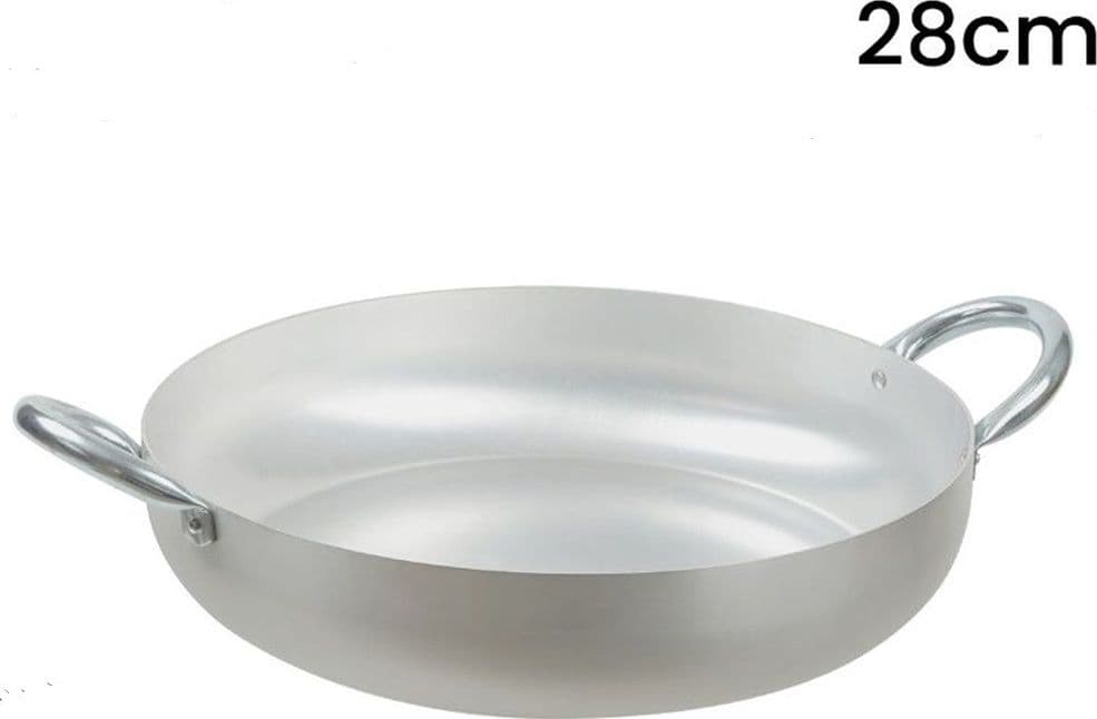 TEGAME IN ALLUMINIO PENTOLA CON 2 MANICI METALLO DA Ø20 A 30 CM UTENSILE PER CUCINA in Tegami Trade Shop italia - Napoli, commercioVirtuoso.it
