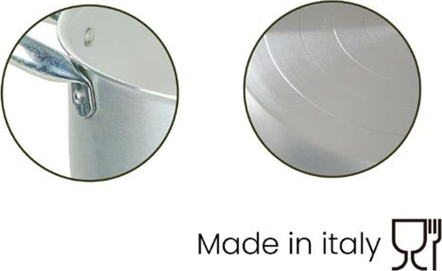CASSERUOLA PENTOLA IN ALLUMINIO CON 2 MANIGLIE METALLO Ø16-18 CM UTENSILE PER CUCINA in Casseruole Trade Shop italia - Napoli, commercioVirtuoso.it