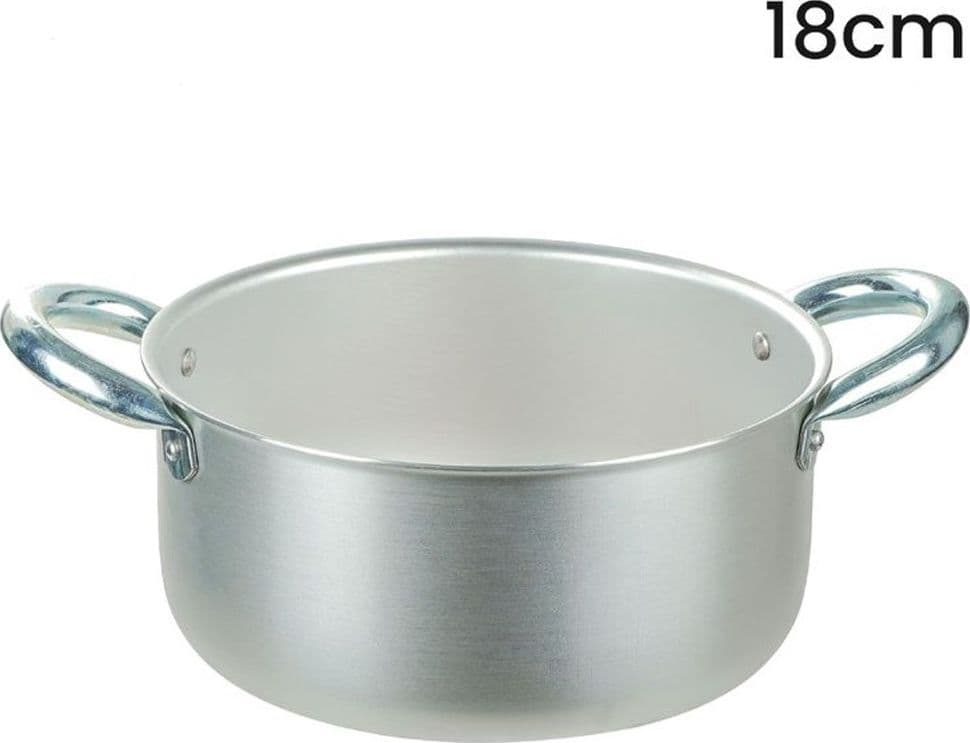 CASSERUOLA PENTOLA IN ALLUMINIO CON 2 MANIGLIE METALLO Ø16-18 CM UTENSILE PER CUCINA in Casseruole Trade Shop italia - Napoli, commercioVirtuoso.it