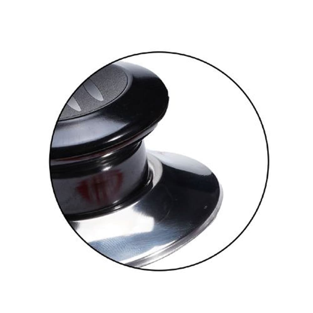 POMELLO MANOPOLA DI RICAMBIO PER COPERCHIO PENTOLE PADELLE Ø6.5 CM NERO ARGENTO 607414 in Coperchi per pentole Trade Shop italia - Napoli, commercioVirtuoso.it