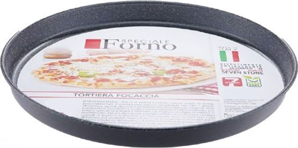 TEGLIA STAMPO TORTIERA FOCACCIA TONDA ANTIADERENTE ANTIGRAFFIO DA FORNO Ø22-26-28-30-32CM in Teglie tonde Trade Shop italia - Napoli, commercioVirtuoso.it
