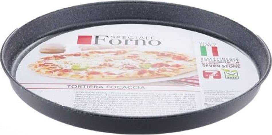 TEGLIA STAMPO TORTIERA FOCACCIA TONDA ANTIADERENTE ANTIGRAFFIO DA FORNO Ø22-26-28-30-32CM in Teglie tonde Trade Shop italia - Napoli, commercioVirtuoso.it