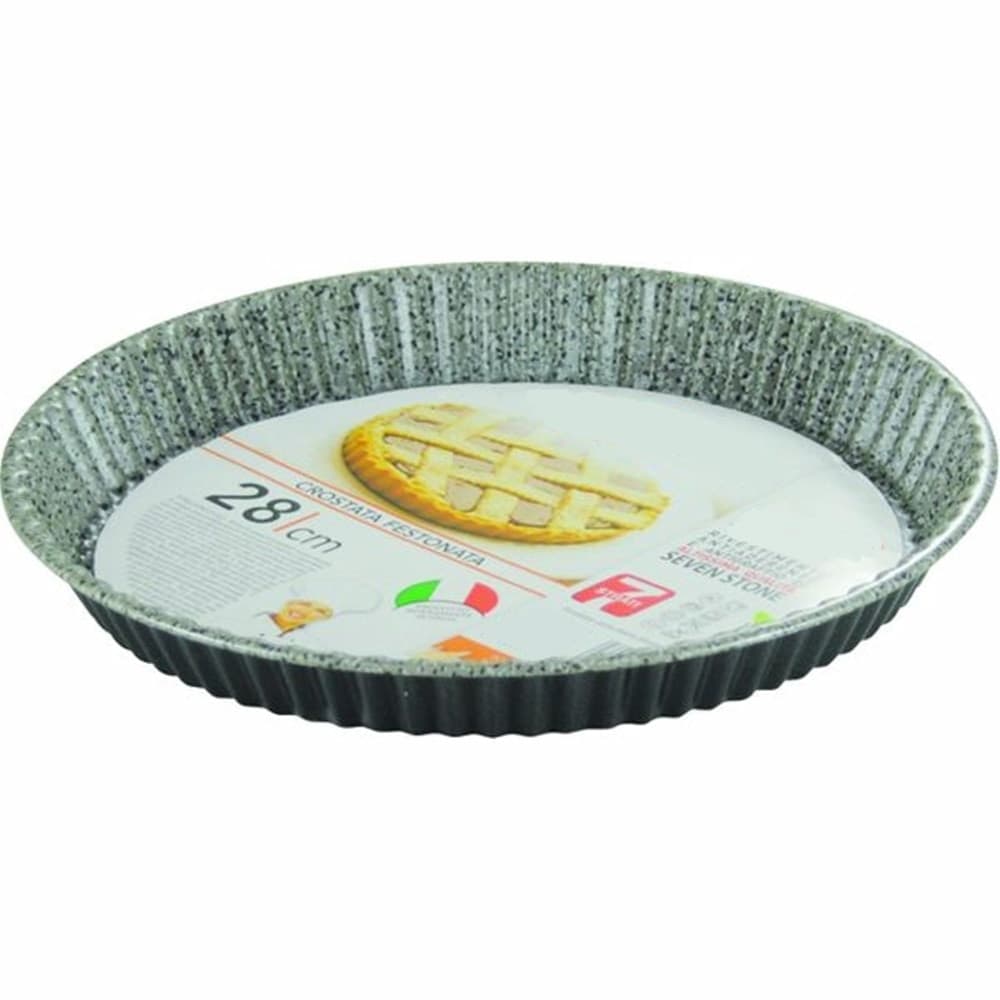 TEGLIA STAMPO CROSTATA TONDA CON BORDO FESTONATA Ø28-32 CM ANTIADERENTE ANTIGRAFFIO in Teglie tonde Trade Shop italia - Napoli, commercioVirtuoso.it