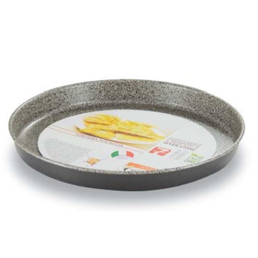 TEGLIA STAMPO TORTIERA FOCACCIA ROTONDA Ø22-32 CM ANTIADERENTE ANTIGRAFFIO A 7 STRATI in Teglie tonde Trade Shop italia - Napoli, commercioVirtuoso.it