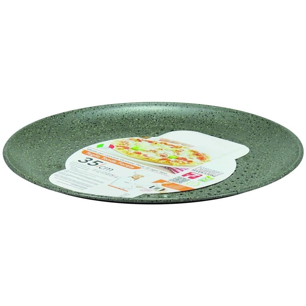 TEGLIA PIZZA FORATA RUOTO IN ALLUMINIO CON RIVESTIMENTO ANTIADERENTE IN VARIE FORME in Teglie per pizza Trade Shop italia - Napoli, commercioVirtuoso.it