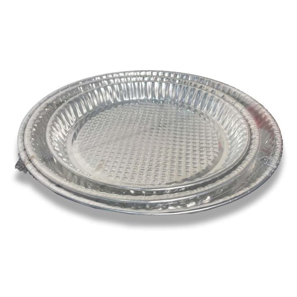 TRIS STAMPI PER CROSTATA TORTE DESSERT PASTICCINI IN LATTA 24/28/32 CM TEGLIE 007910A in Stampi con forme particolari Trade Shop italia - Napoli, commercioVirtuoso.it