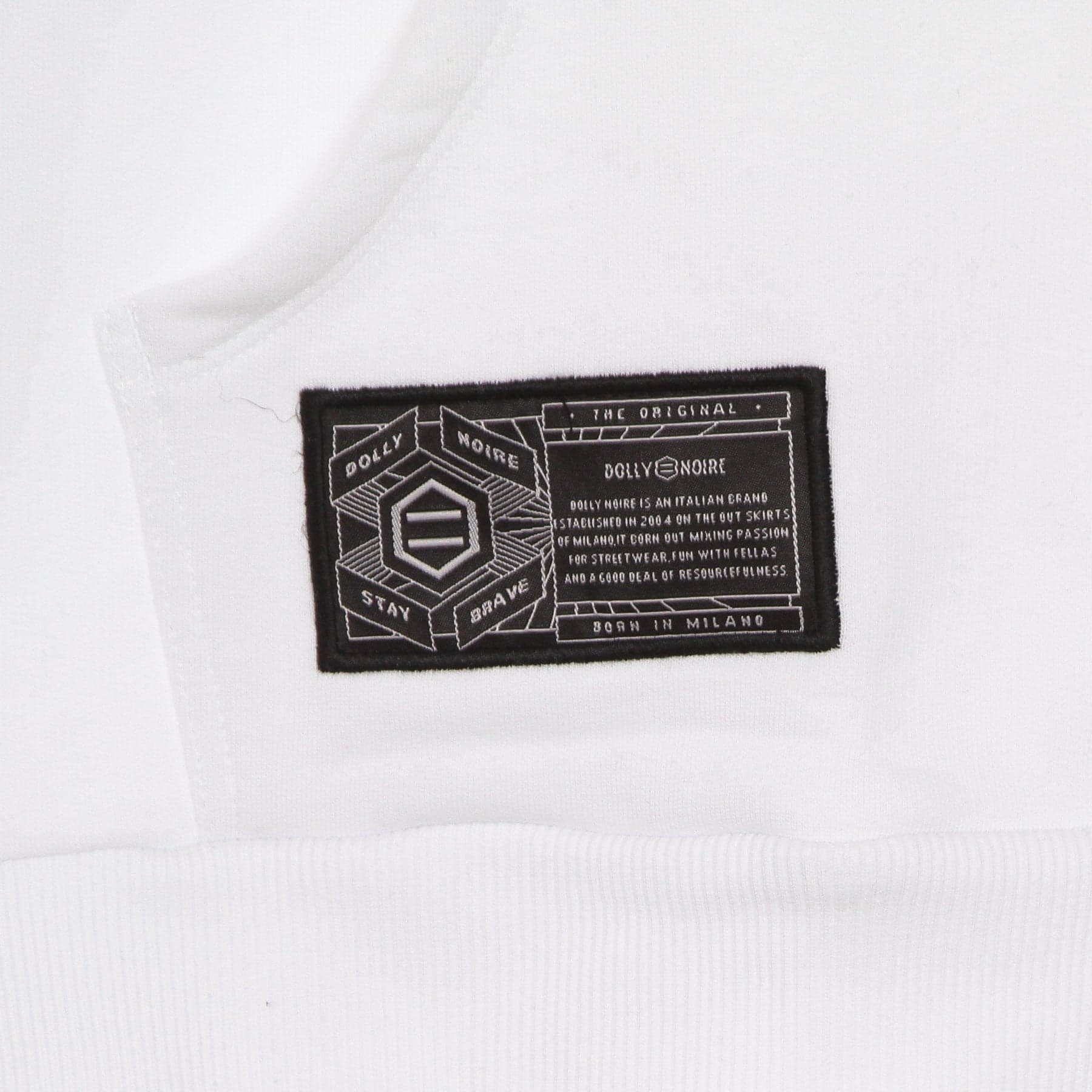 DOLLY NOIRE Felpa Cappuccio Uomo Logo Dlynr Hoodie White da uomo in Felpe con cappuccio Drestige - Casamassima, commercioVirtuoso.it
