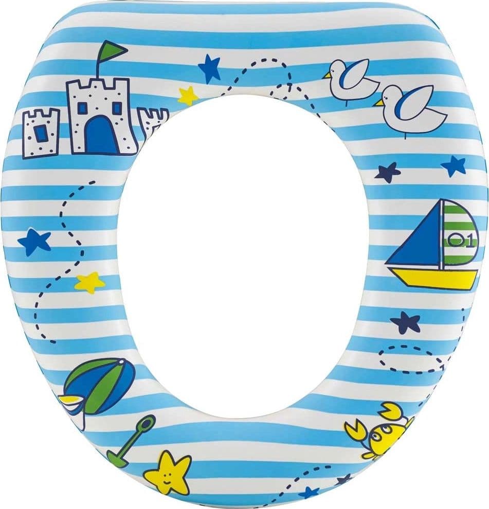RIDUTTORE SEDILE SEGGIOLINO PER WC MORBIDO PER BAMBINI CON 4 MOTIVI A FANTASIA 59781 in Riduttori per WC Trade Shop italia - Napoli, commercioVirtuoso.it