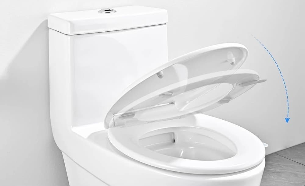 COPRIWATER UF UNIVERSALE SEDILE WC BIANCO WATER BAGNO FORMA D CHIUSURA AMMORTIZZATA 87645 in Sedili WC Trade Shop italia - Napoli, commercioVirtuoso.it