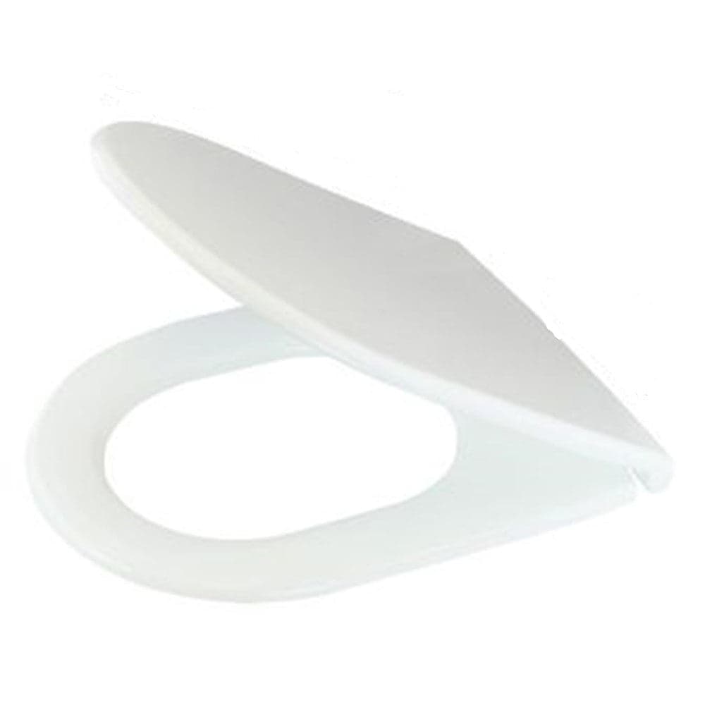 Copriwater Uf Universale Sedile Wc Bianco Water Bagno Forma D Chiusura Ammortizzata 87645