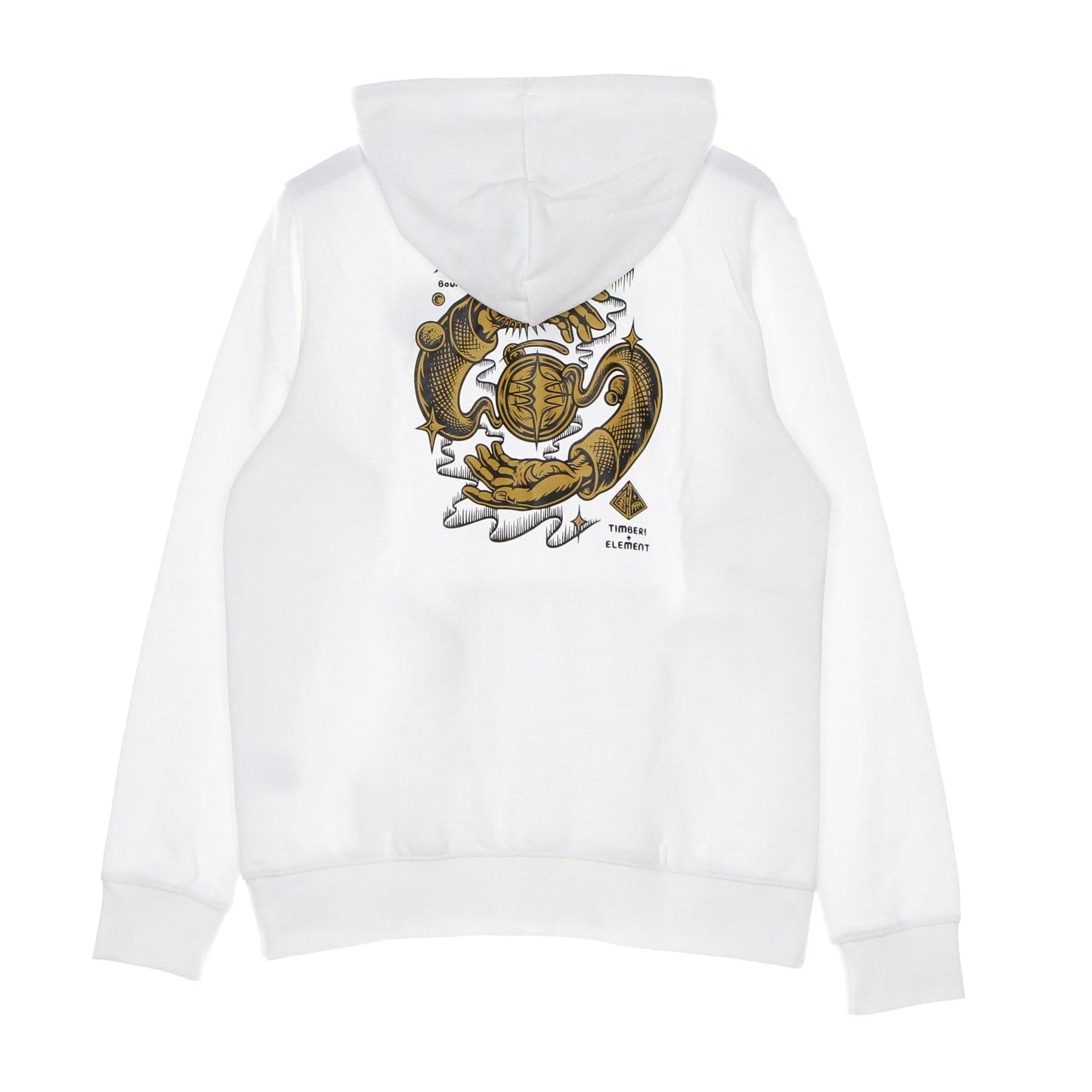 ELEMENT Felpa Cappuccio Uomo Rotation Hoodie X Timber Optic White da uomo in Felpe con cappuccio Drestige - Casamassima, commercioVirtuoso.it