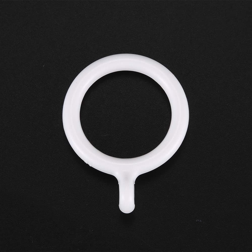 SET 9 PZ ANELLI GANCIO AD ANELLO PER TENDE IN PLASTICA DA 35 MM BIANCO TONDI BAGNO 87353 in Anelli Trade Shop italia - Napoli, commercioVirtuoso.it