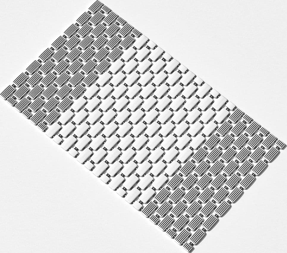 TAPPETO ANTISCIVOLO DA VASCA BAGNO DOCCIA 39,5X73,5CM EFFETTO MATTONCINI BICOLORE 10800 in Tappetini Trade Shop italia - Napoli, commercioVirtuoso.it
