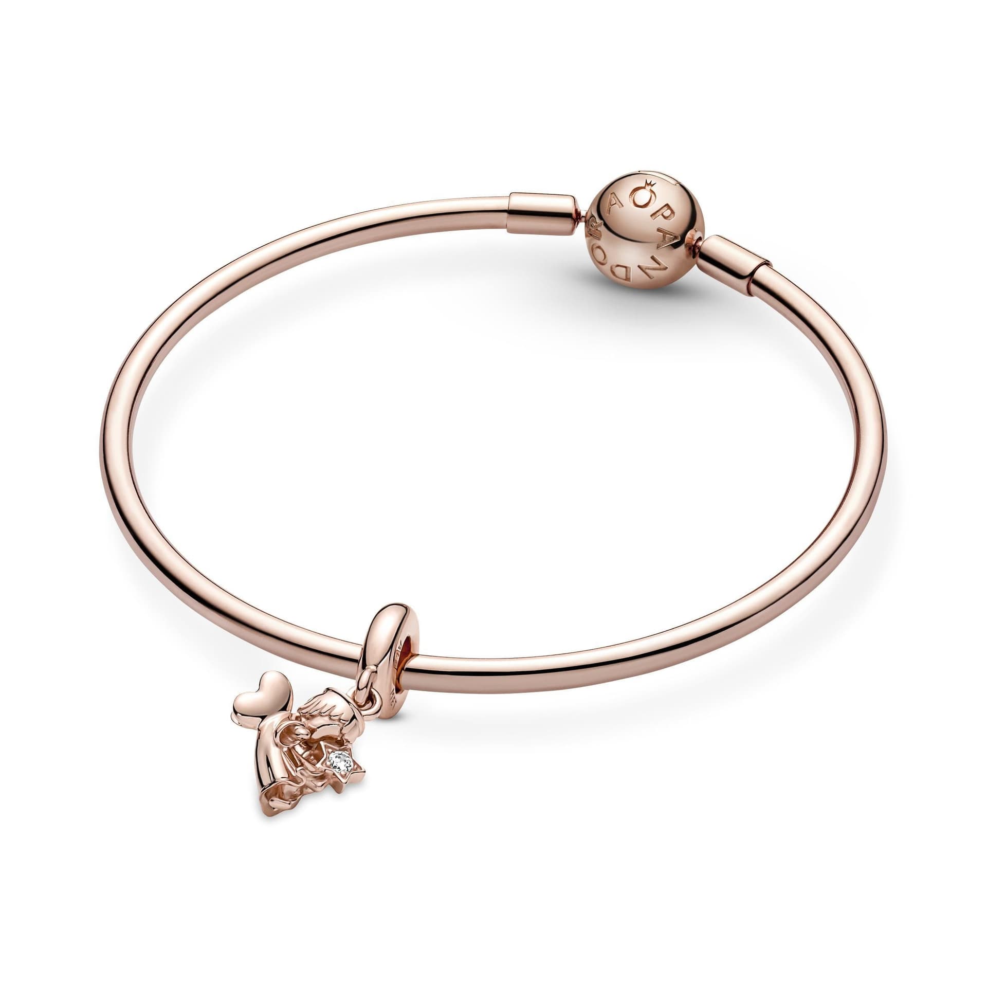 PANDORA - Charm pendente Angelo con ali a forma di cuore - in Bead Charm Alba Gioielli - Casoria, commercioVirtuoso.it